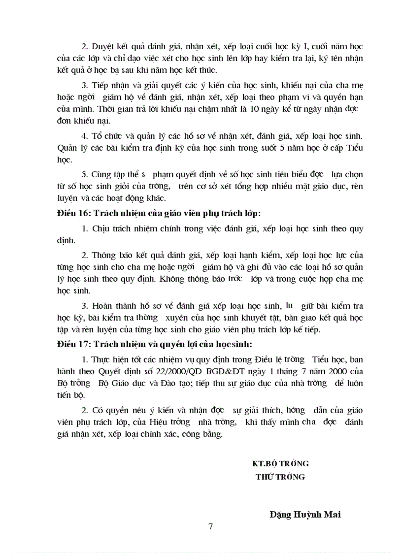 image for page Quy định xếp loại TH