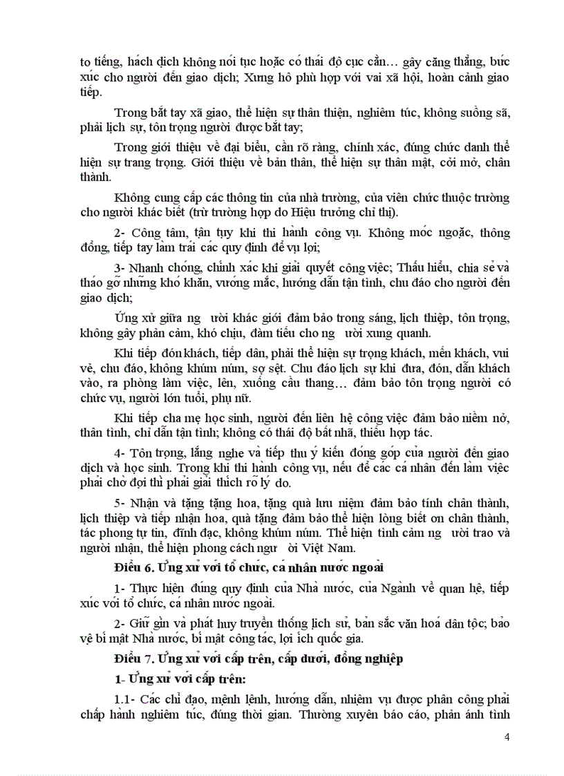 image for page Quy tắc ứng xử trường THCS thị trấn Phố Lu