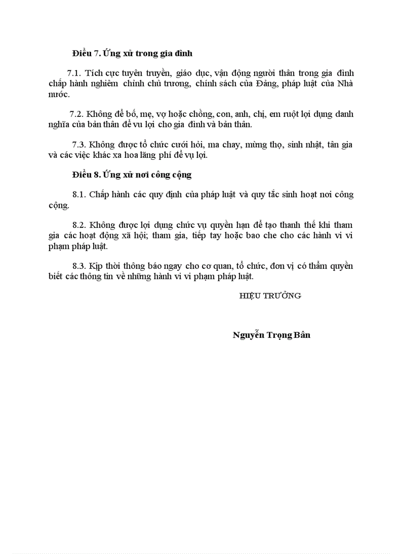 image for page Quy tắc ứng xử