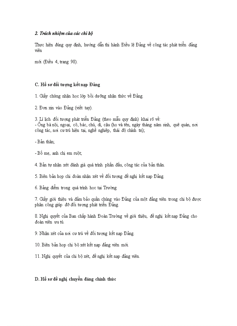 image for page Quy trình kết nạp Đảng viên mới