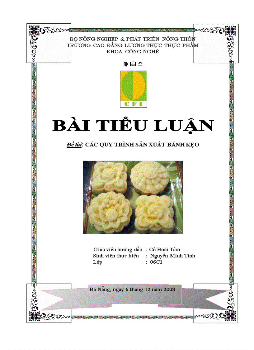 image for page Quy trình sản xuất bánh kẹo