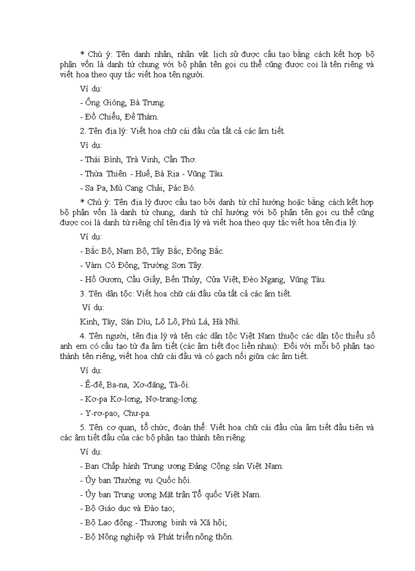 image for page Quyết định 07 về cách viết hoa