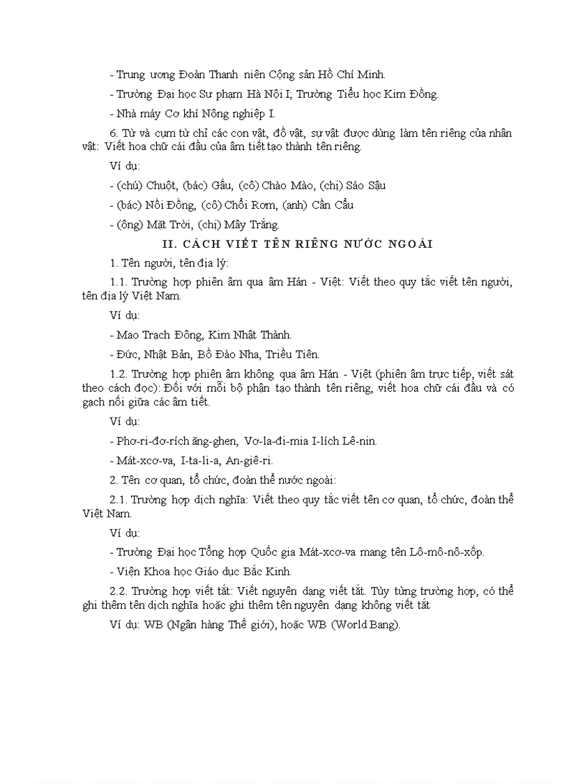 image for page Quyết định 07 về cách viết hoa