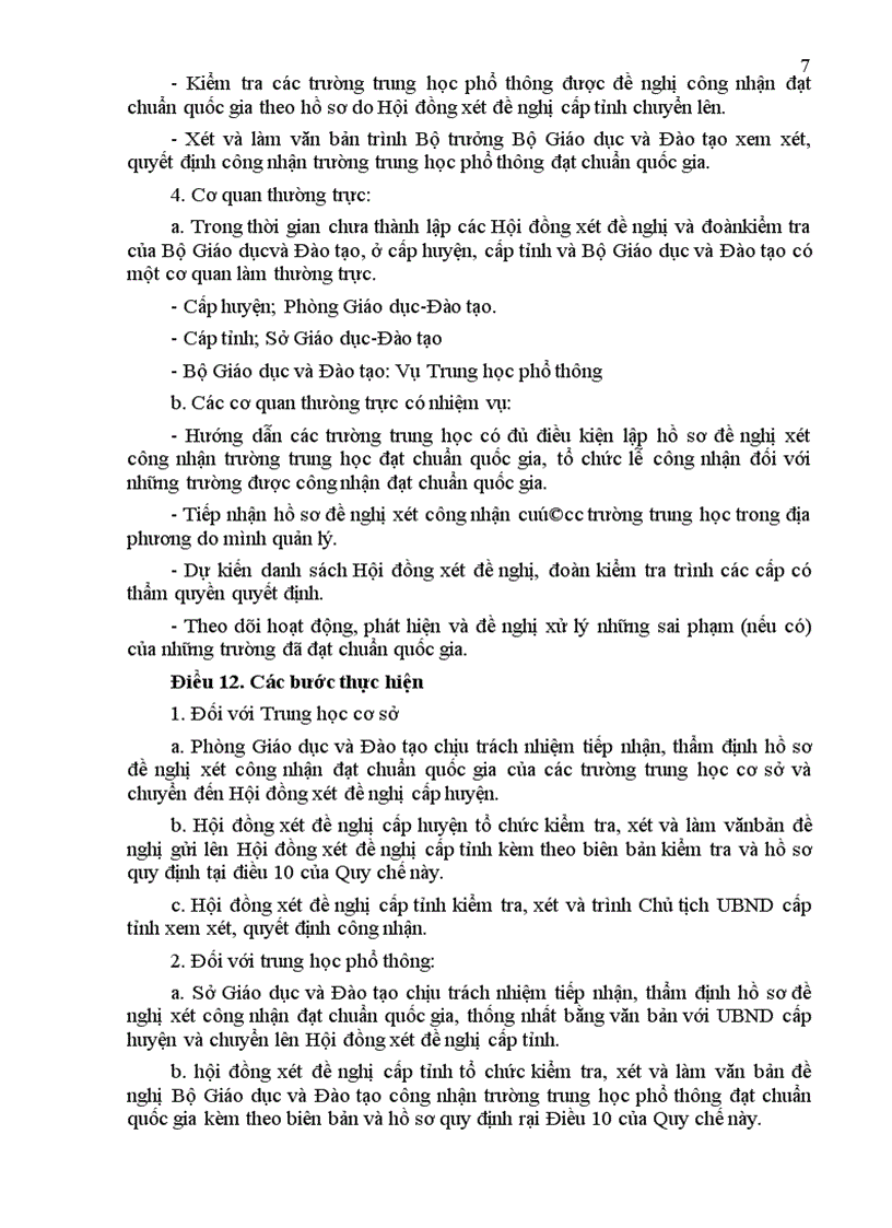 image for page Quyet dinh 27 Truong THCS dat Chuan QG