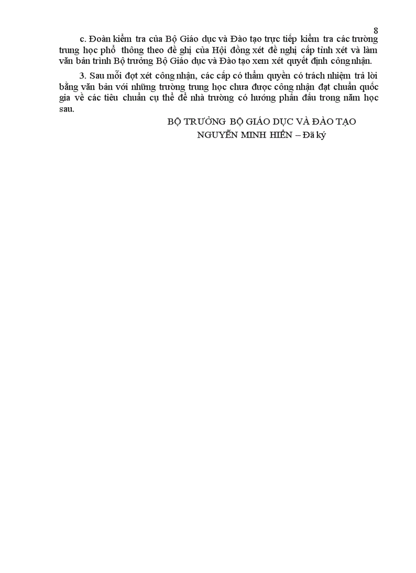 image for page Quyet dinh 27 Truong THCS dat Chuan QG