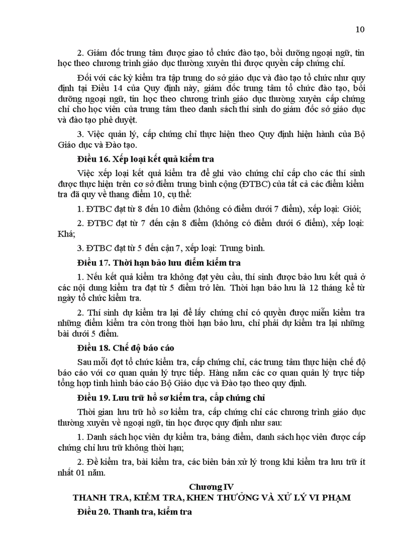 image for page Quyết định 30 của bộ GD ĐT