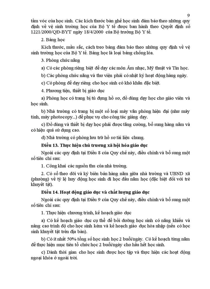 image for page Quyet dinh 32 Truong TH dat Chuan QG