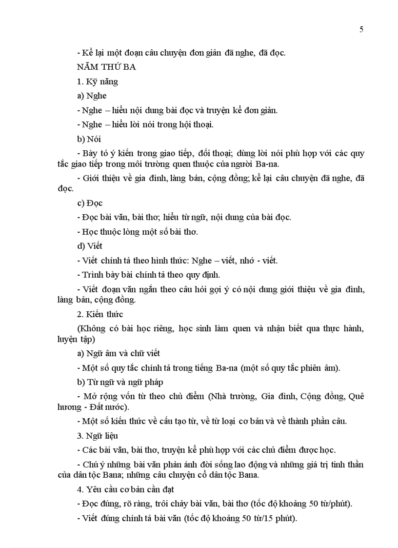 image for page Quyết định ban hành chương trình tiếng bana