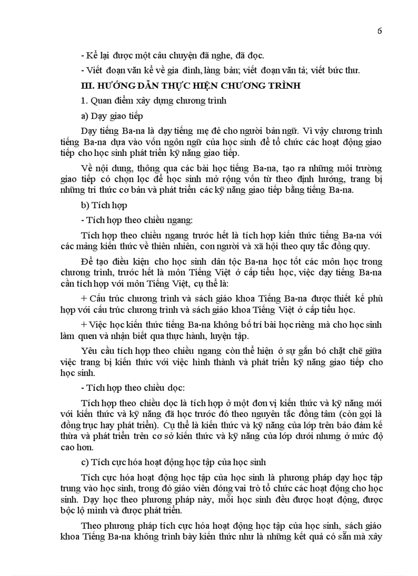 image for page Quyết định ban hành chương trình tiếng bana