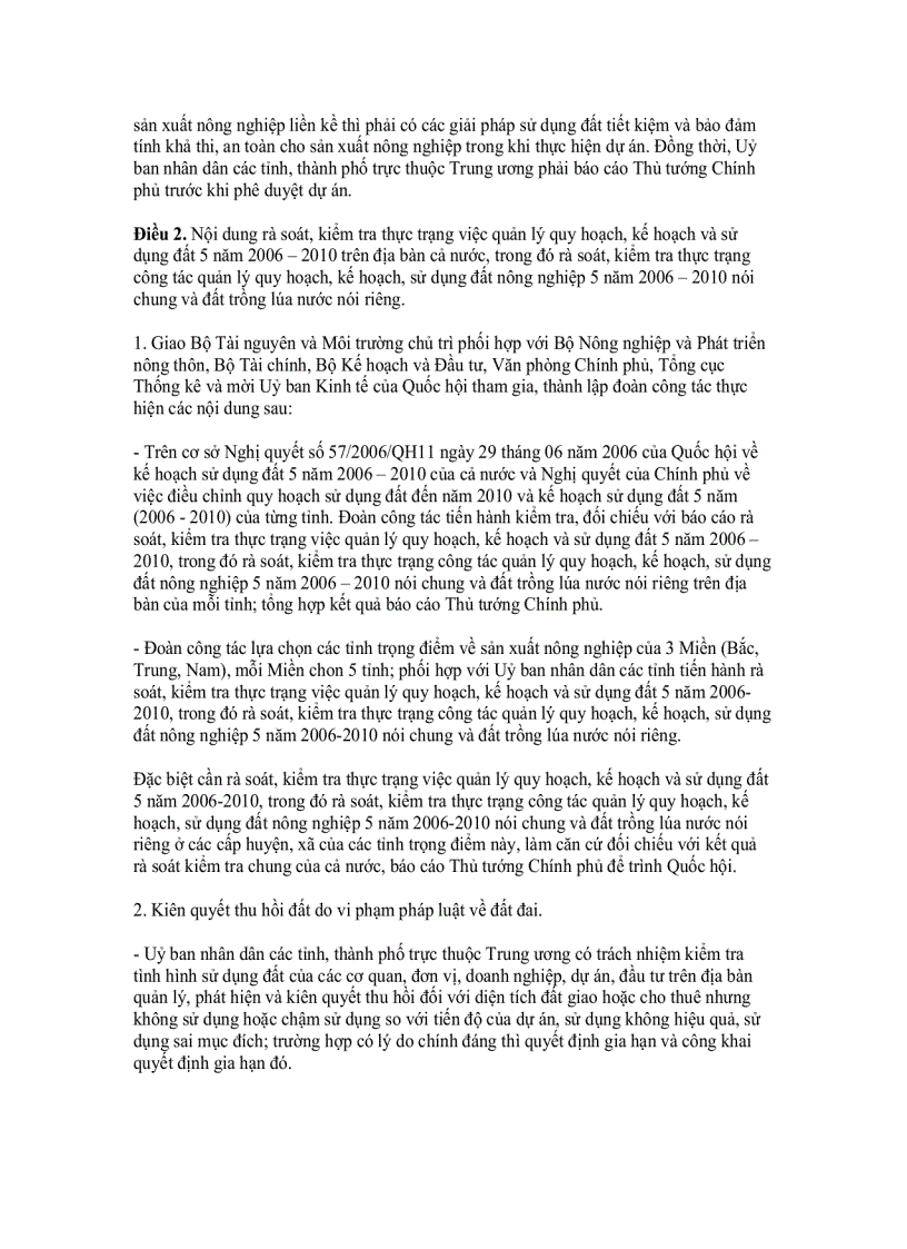 image for page Quyết định rà soát đất của thủ tướng