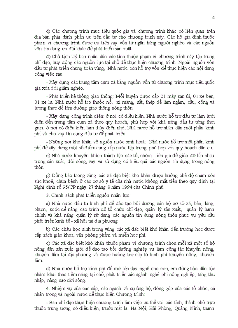 image for page Quyet dinh so 135 1998 TTg Chuong trinh 135