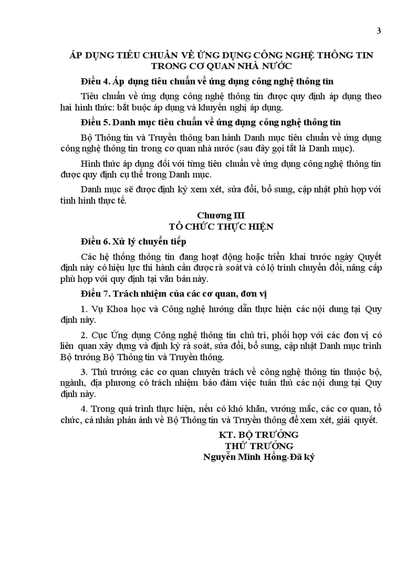 image for page Quyet dinh so 19 2008 BTTTT Tieu chuan ung dung ve CNTT