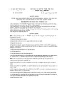 QUYẾT ĐỊNH số 4385 VỀ VIỆC BAN HÀNH KHUNG KẾ HOẠCH THỜI GIAN NĂM HỌC 2009 2010