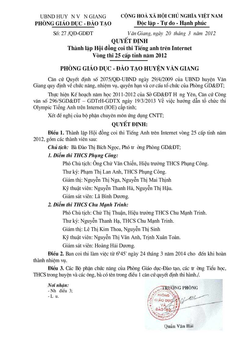 image for page Quyết định thành lập bgk ioe cấp tỉnh