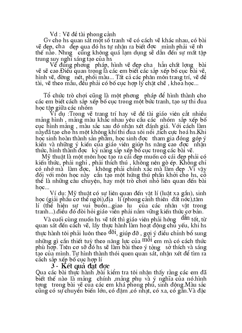 image for page Rèn bố cục cho học sinh lớp 6