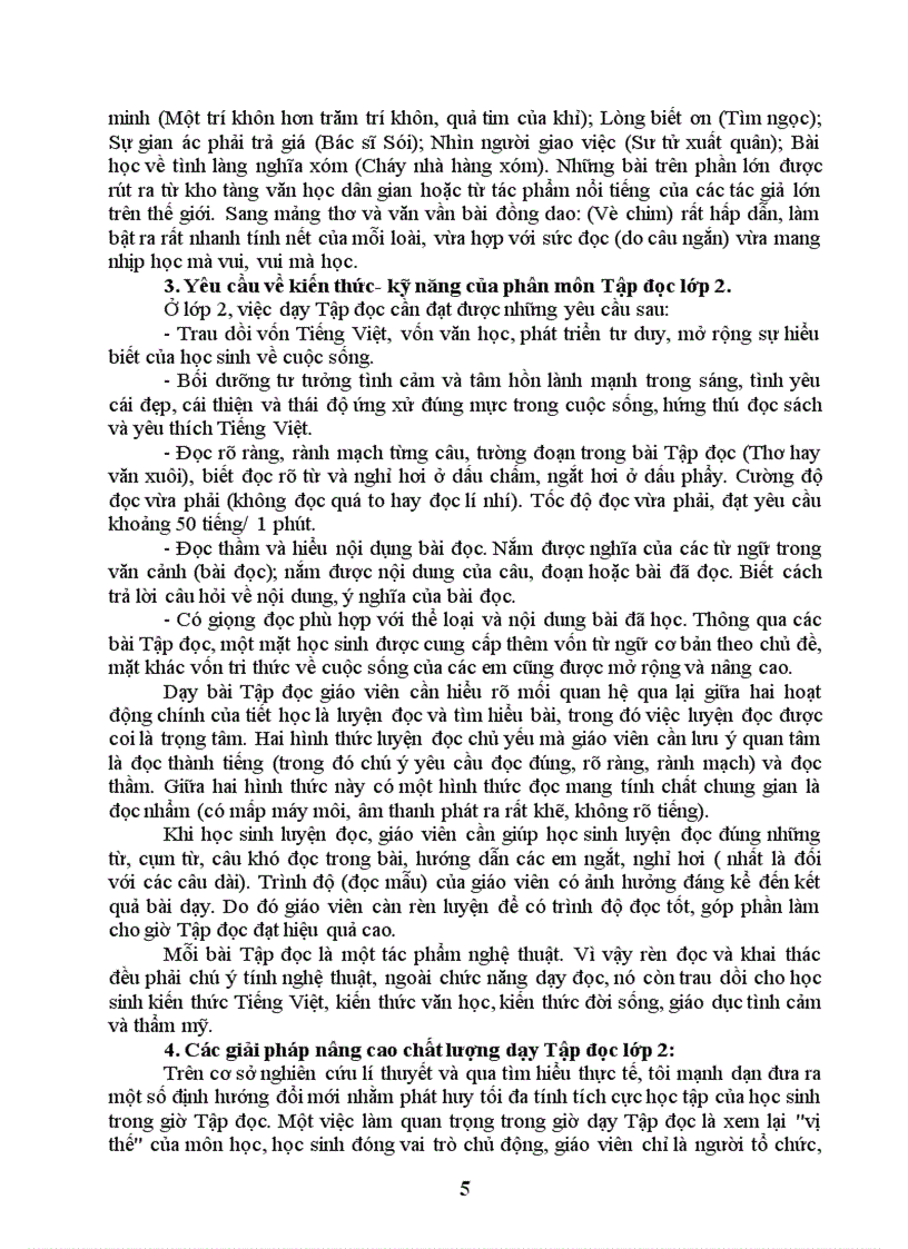 image for page Rèn kĩ năng đọc cho học sinh lớp 2