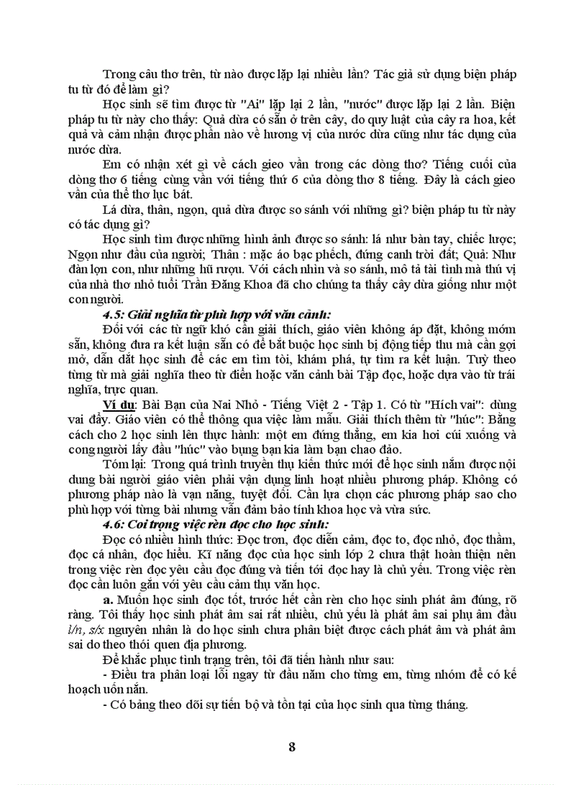 image for page Rèn kĩ năng đọc cho học sinh lớp 2