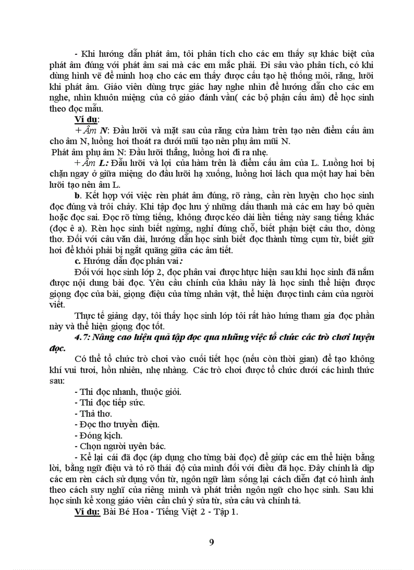 image for page Rèn kĩ năng đọc cho học sinh lớp 2