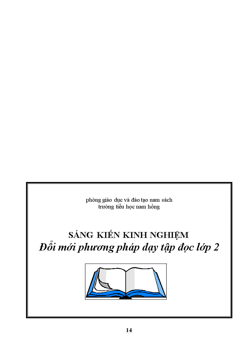 image for page Rèn kĩ năng đọc cho học sinh lớp 2