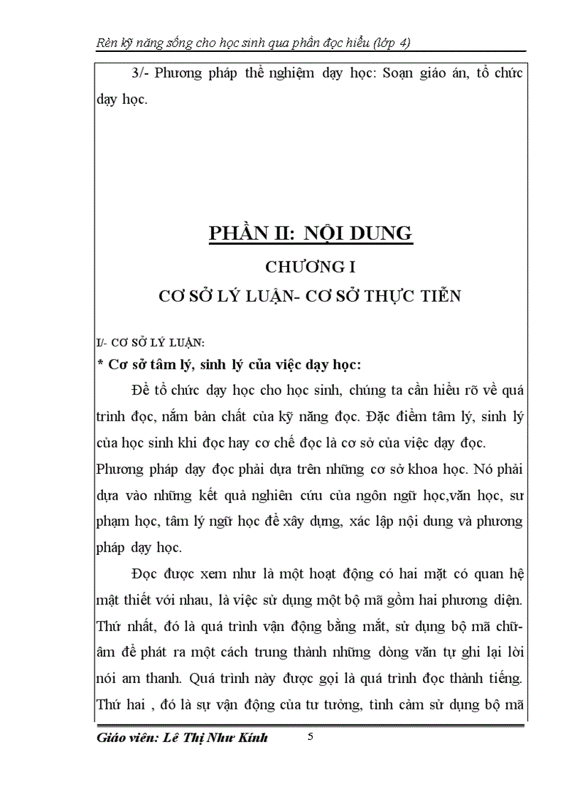 image for page Rèn kỹ năng đọc hiểu cho học sinh lớp 4