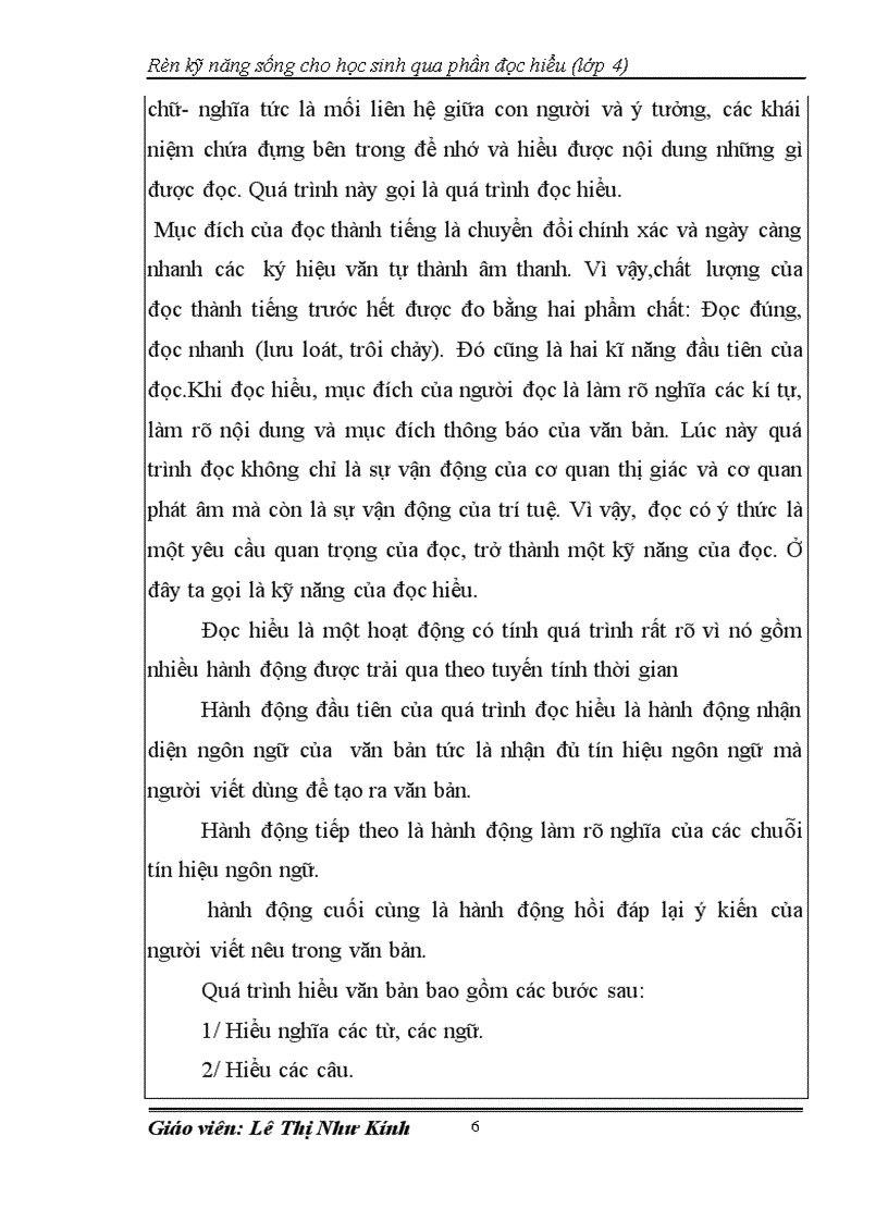 image for page Rèn kỹ năng đọc hiểu cho học sinh lớp 4