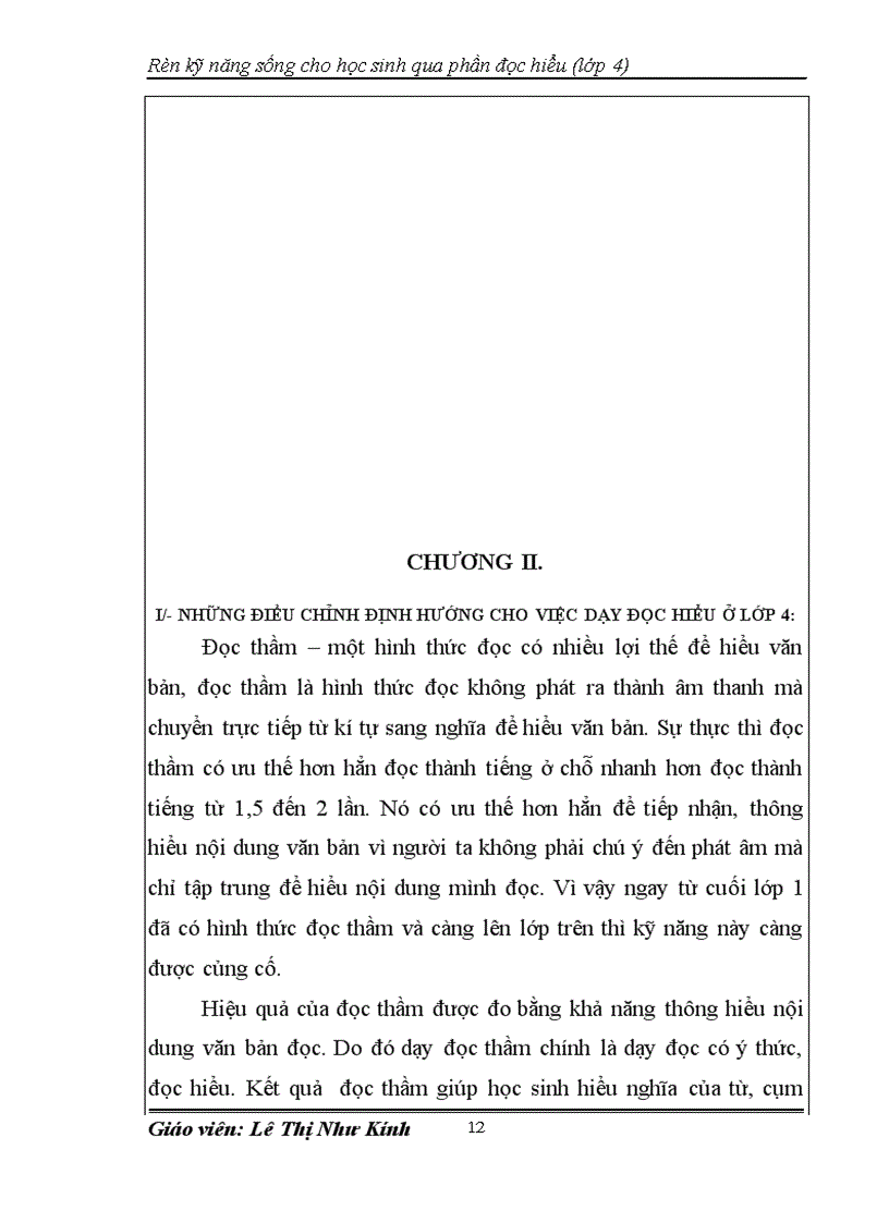 image for page Rèn kỹ năng đọc hiểu cho học sinh lớp 4