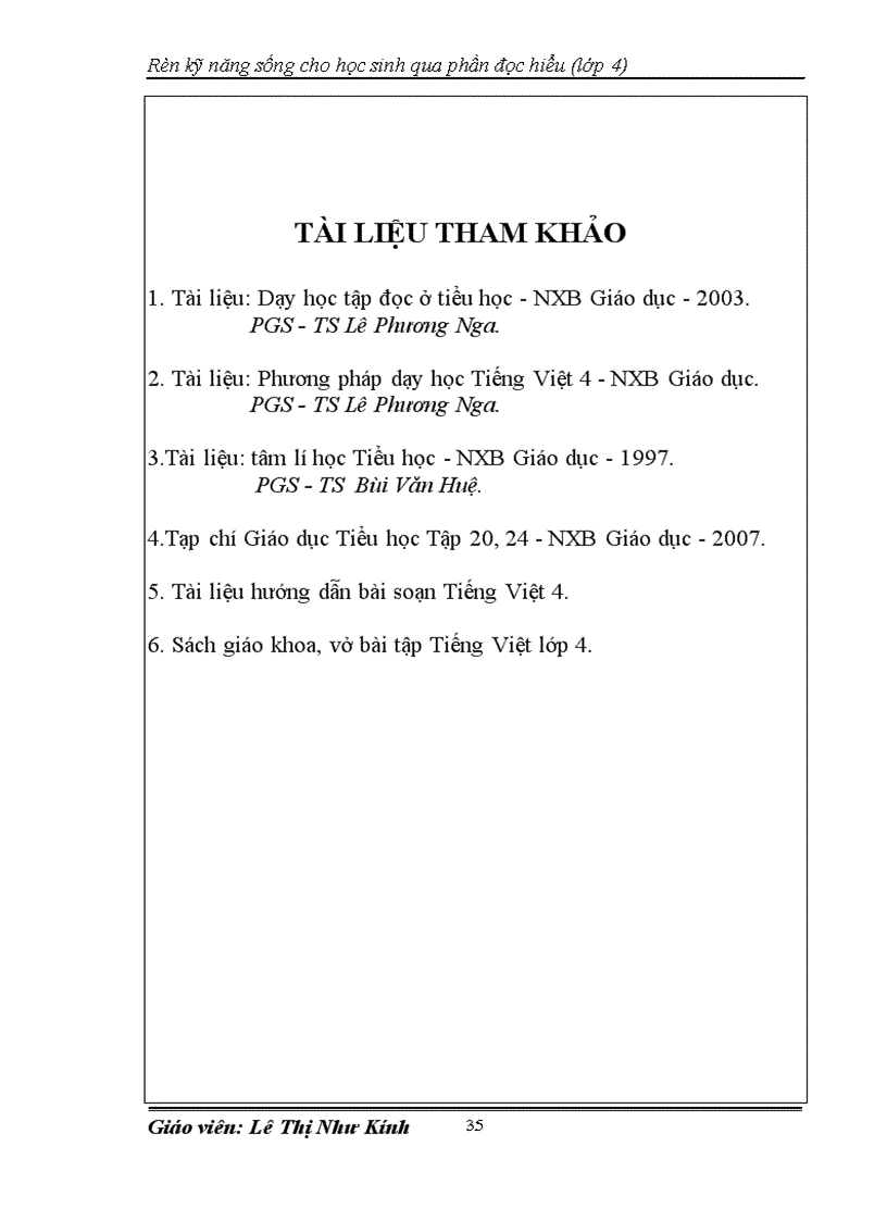 image for page Rèn kỹ năng đọc hiểu cho học sinh lớp 4