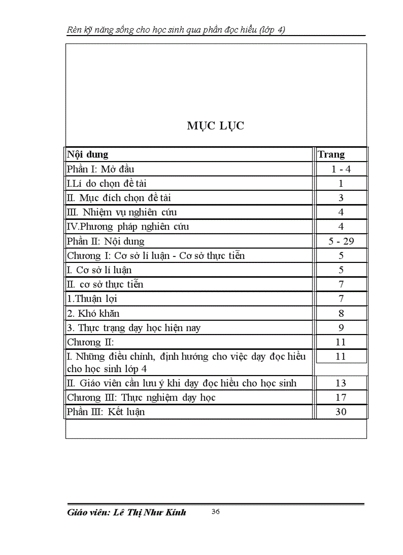 image for page Rèn kỹ năng đọc hiểu cho học sinh lớp 4