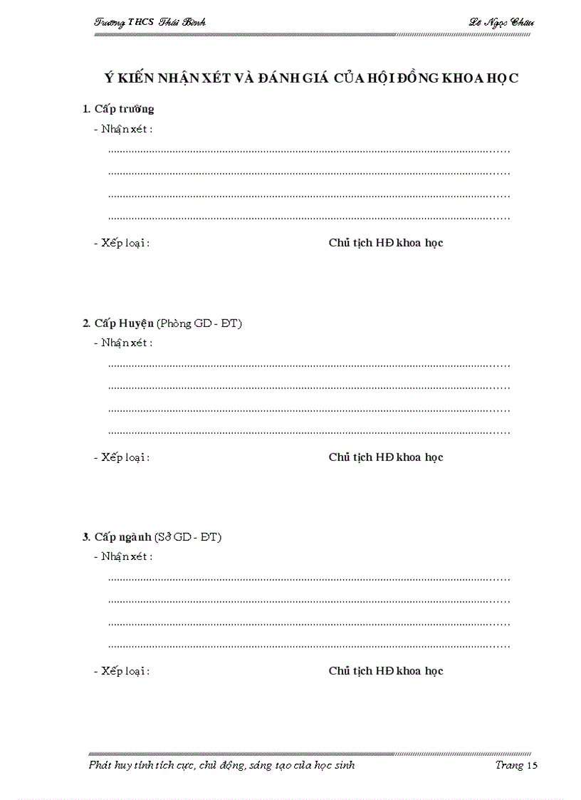 image for page Rèn kỹ năng hs chủ động học tập