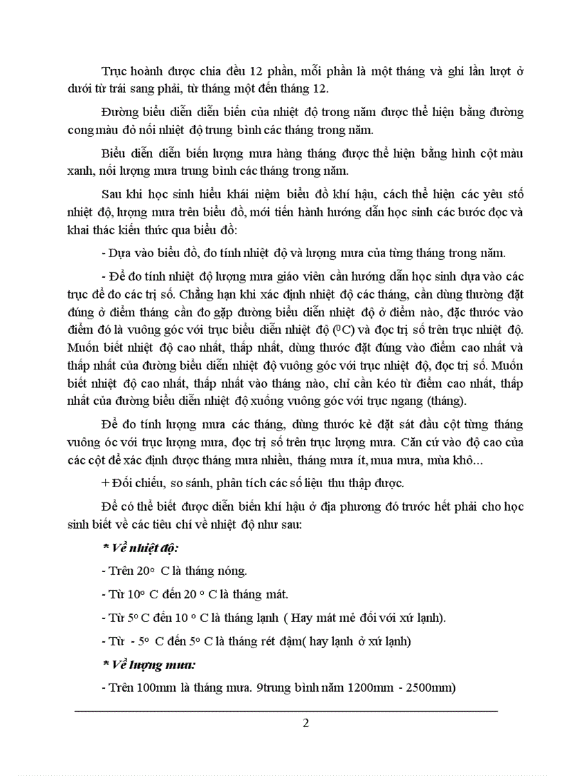 image for page Rèn luyện kỹ năng đọc phân tích biểu đồ khí hậu trong dạy học địa lí lớp 7