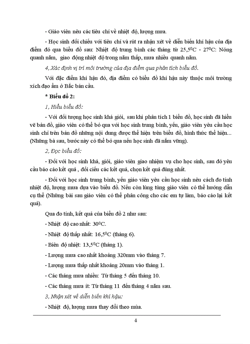 image for page Rèn luyện kỹ năng đọc phân tích biểu đồ khí hậu trong dạy học địa lí lớp 7