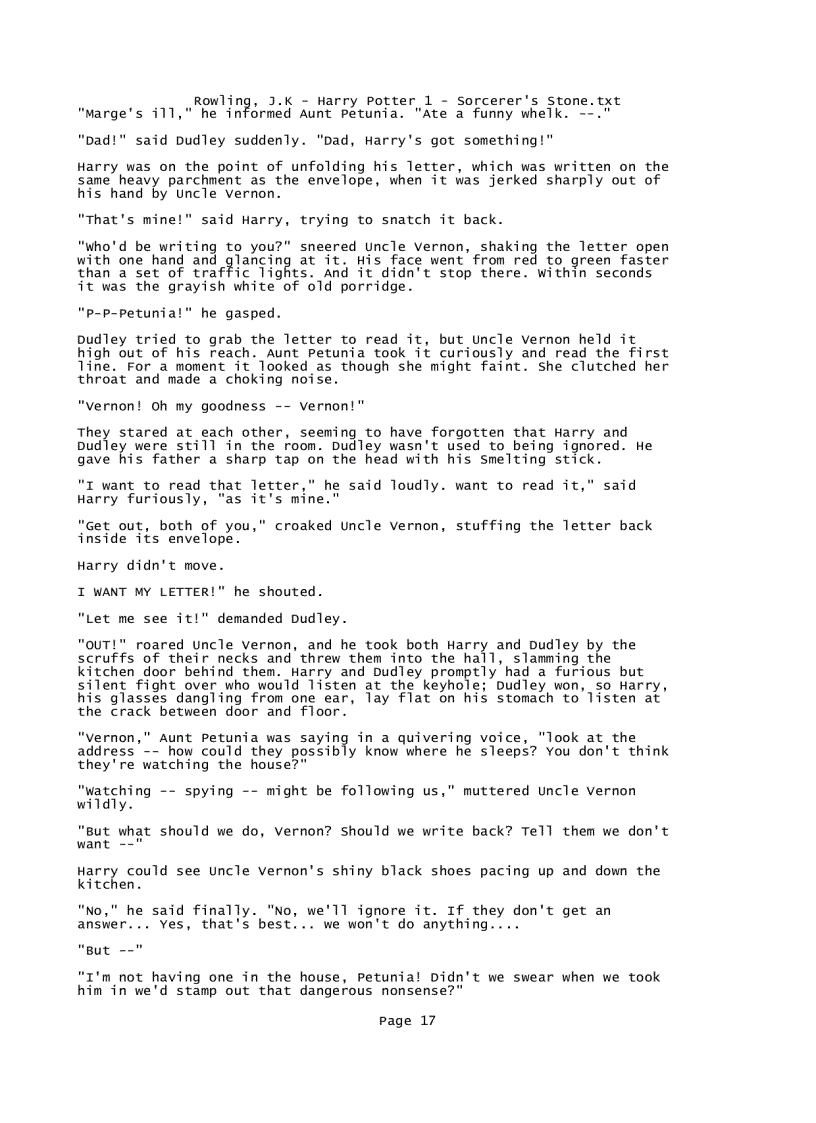 image for page Rowling J K Harry Potter 1