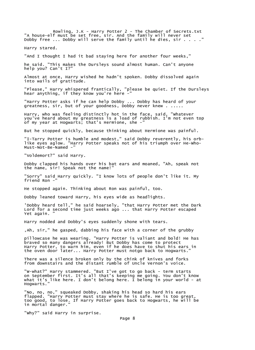 image for page Rowling J K Harry Potter 2