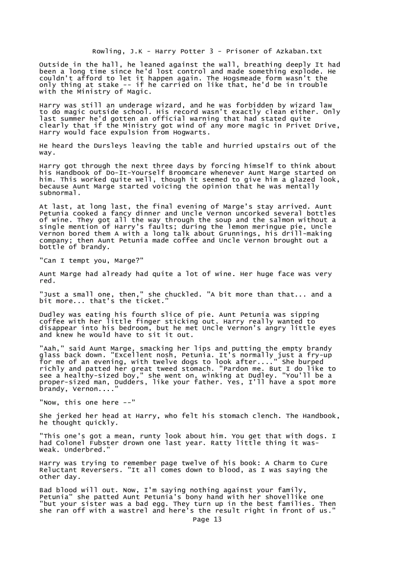 image for page Rowling J K Harry Potter 3