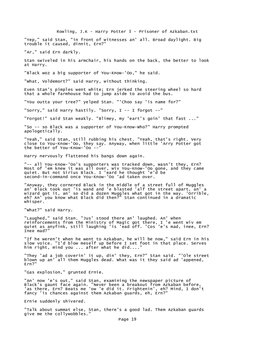 image for page Rowling J K Harry Potter 3