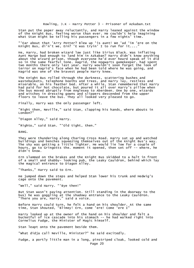 image for page Rowling J K Harry Potter 3