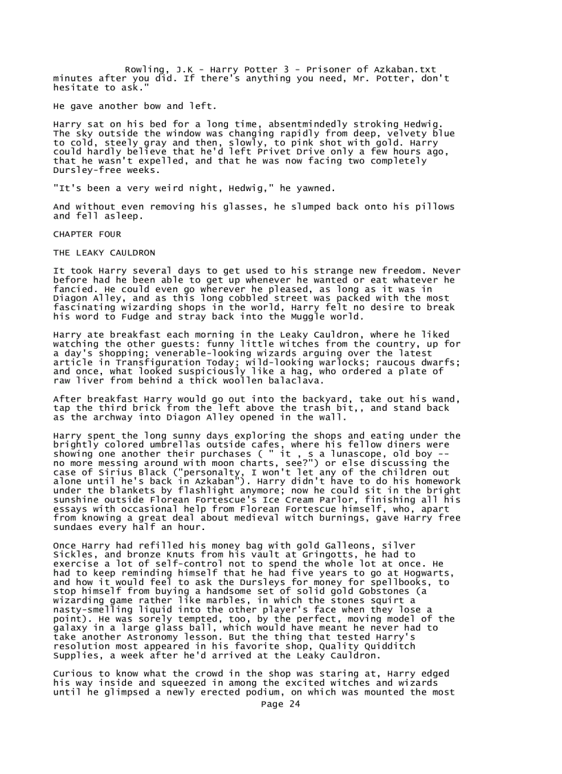 image for page Rowling J K Harry Potter 3