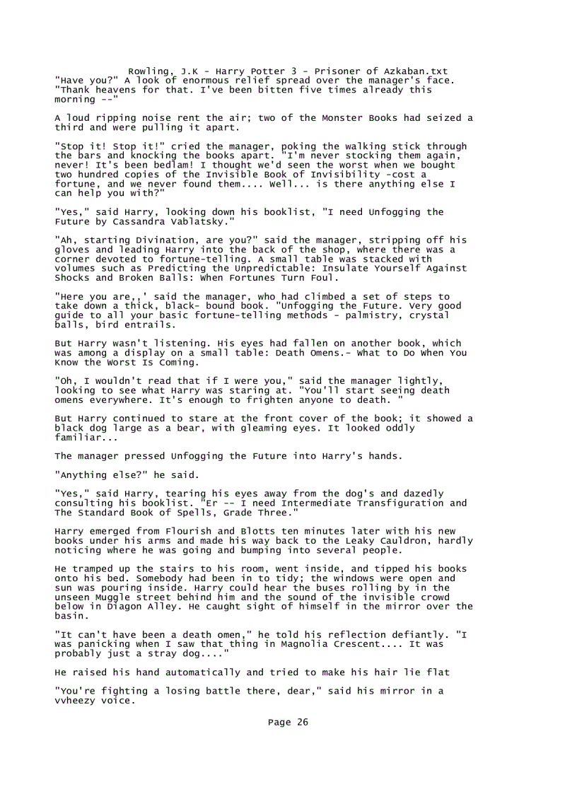 image for page Rowling J K Harry Potter 3