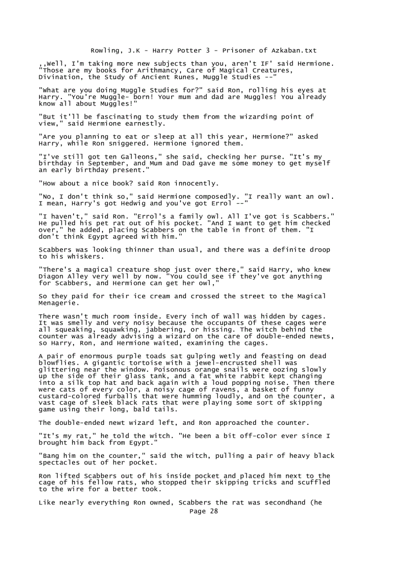 image for page Rowling J K Harry Potter 3