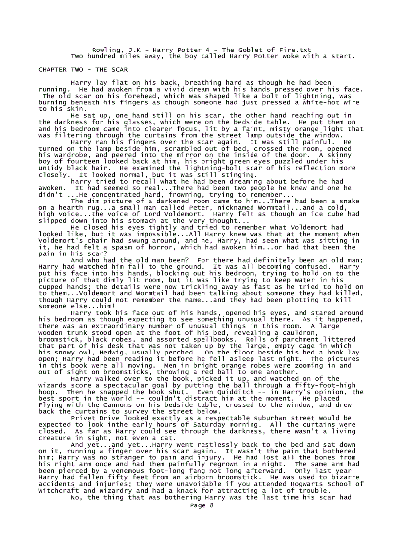 image for page Rowling J K Harry Potter 4