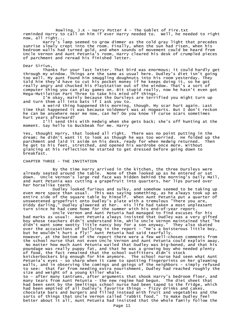 image for page Rowling J K Harry Potter 4