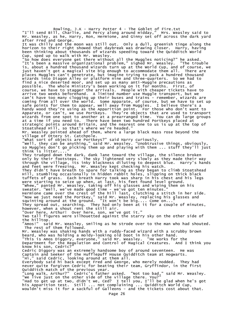 image for page Rowling J K Harry Potter 4