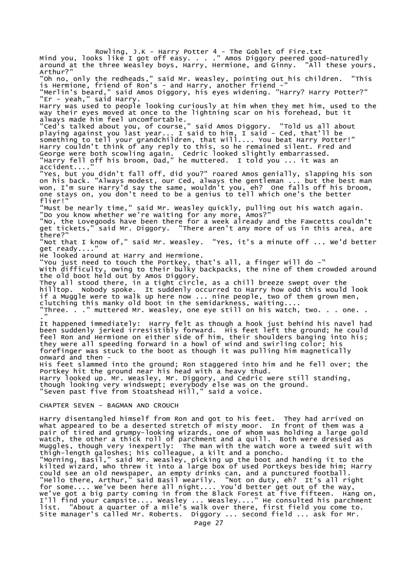 image for page Rowling J K Harry Potter 4