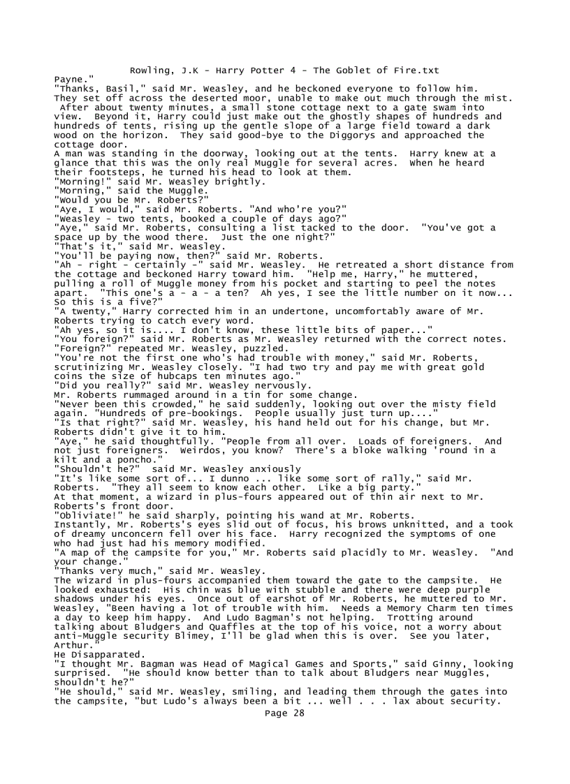 image for page Rowling J K Harry Potter 4