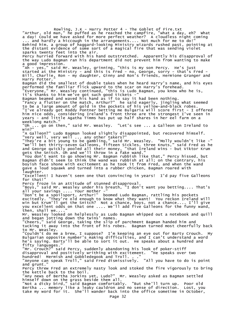 image for page Rowling J K Harry Potter 4