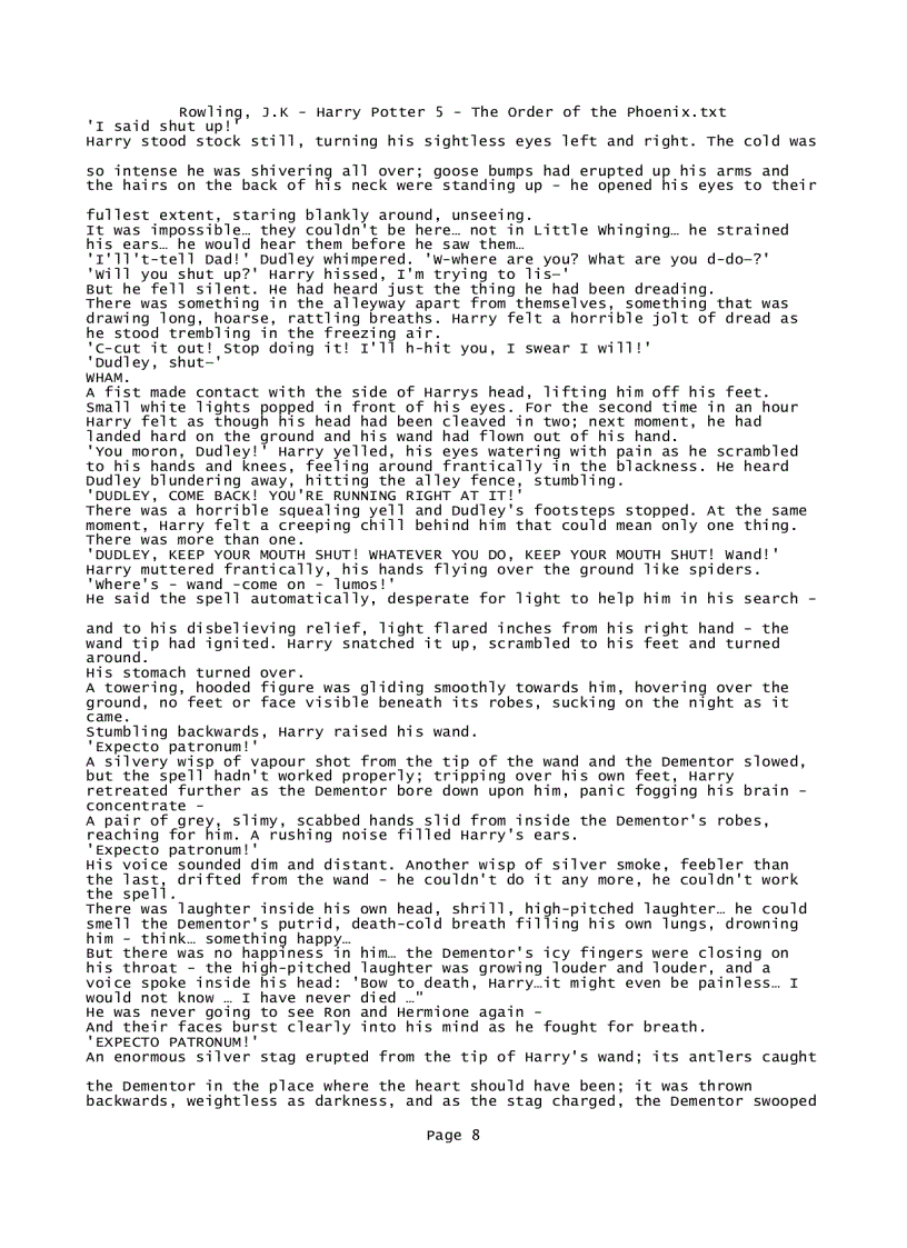 image for page Rowling J K Harry Potter 5