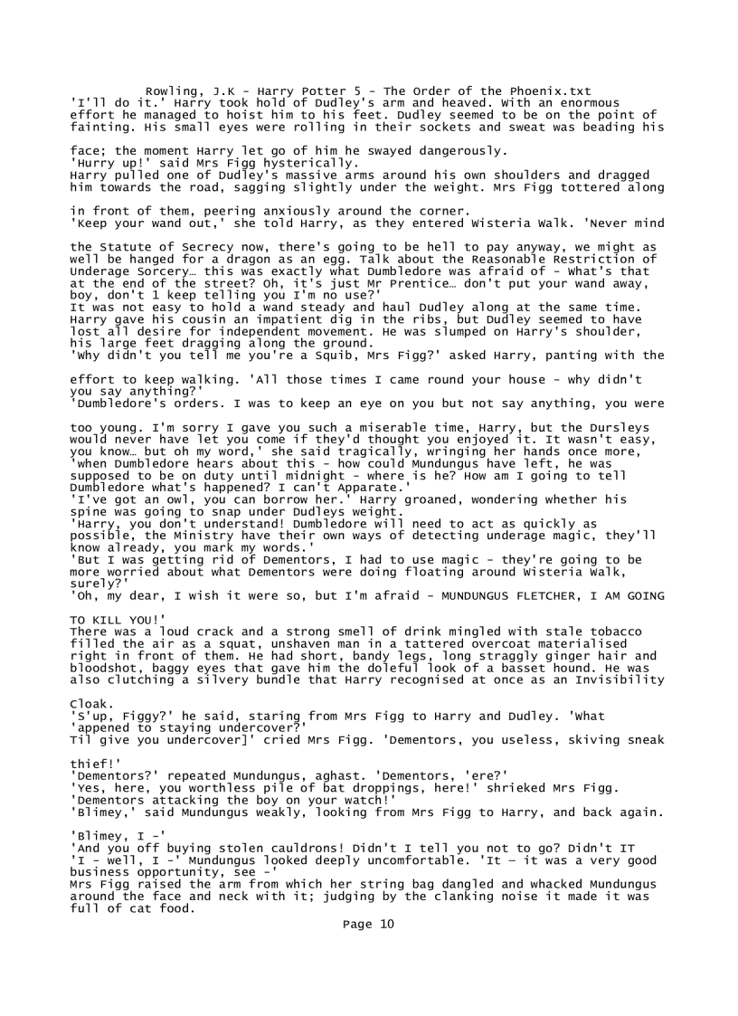 image for page Rowling J K Harry Potter 5