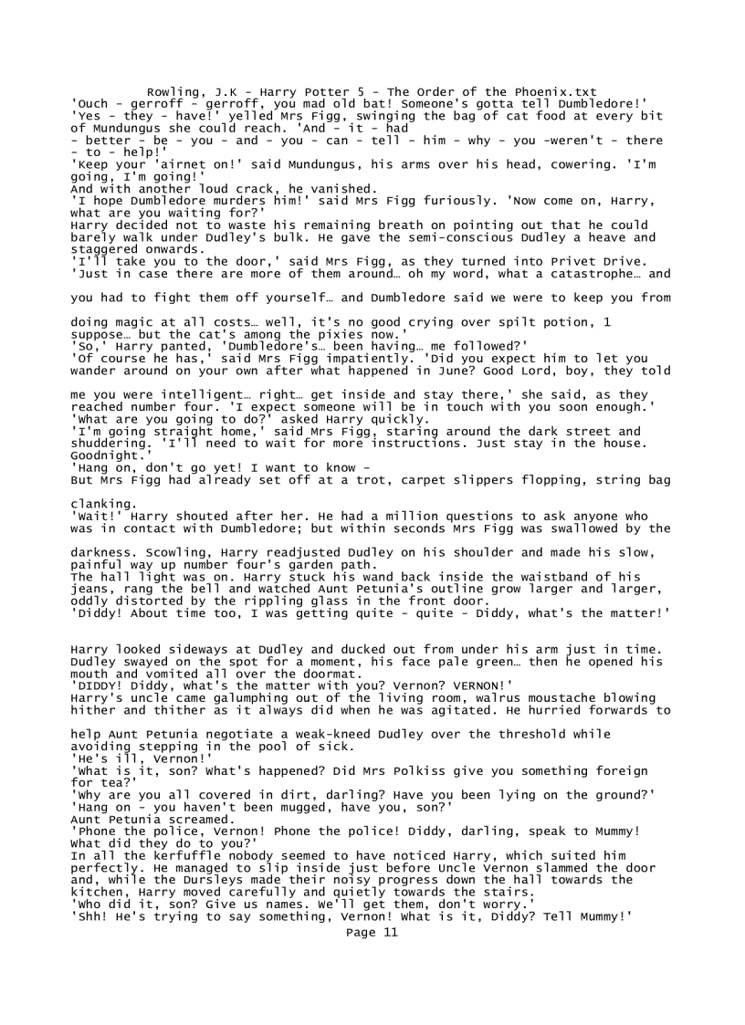 image for page Rowling J K Harry Potter 5