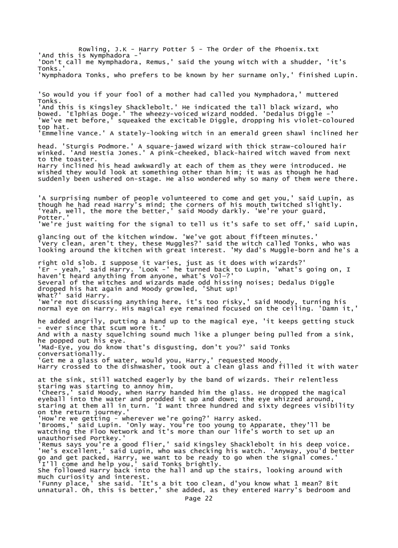 image for page Rowling J K Harry Potter 5