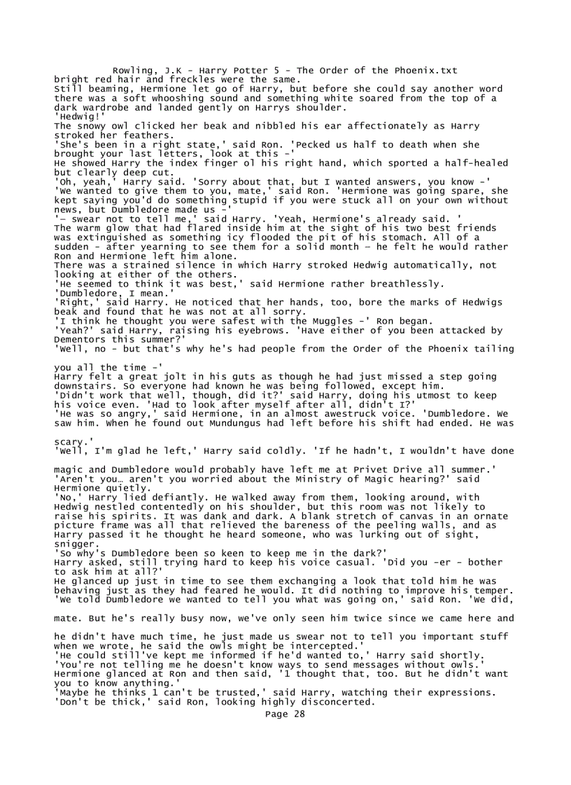 image for page Rowling J K Harry Potter 5